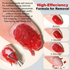 Louinstic Gel Remover sin acetona, menor irritación para uñas