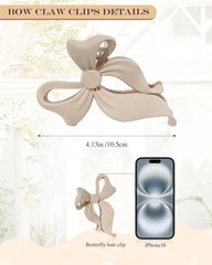 Lourny lazo gris para cabello, toque elegante para diario