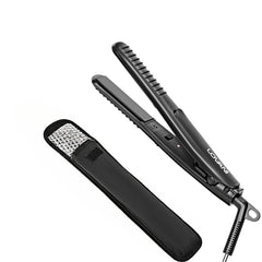 LOVANI Mini Plancha de Pelo Titanio, calor suave y rápido para viajes