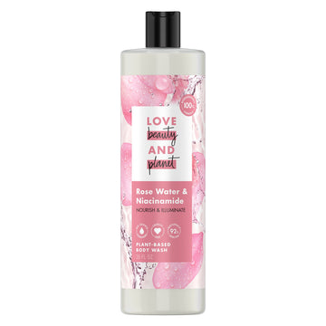 Love Beauty and Planet, botella rosa, aroma suave para piel nutrida
