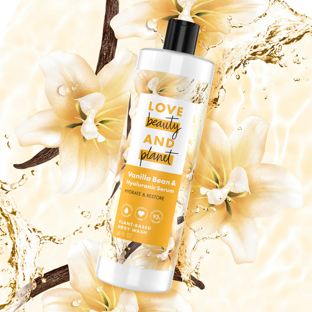 Love Beauty And Planet envase 100% reciclado listo para reciclar