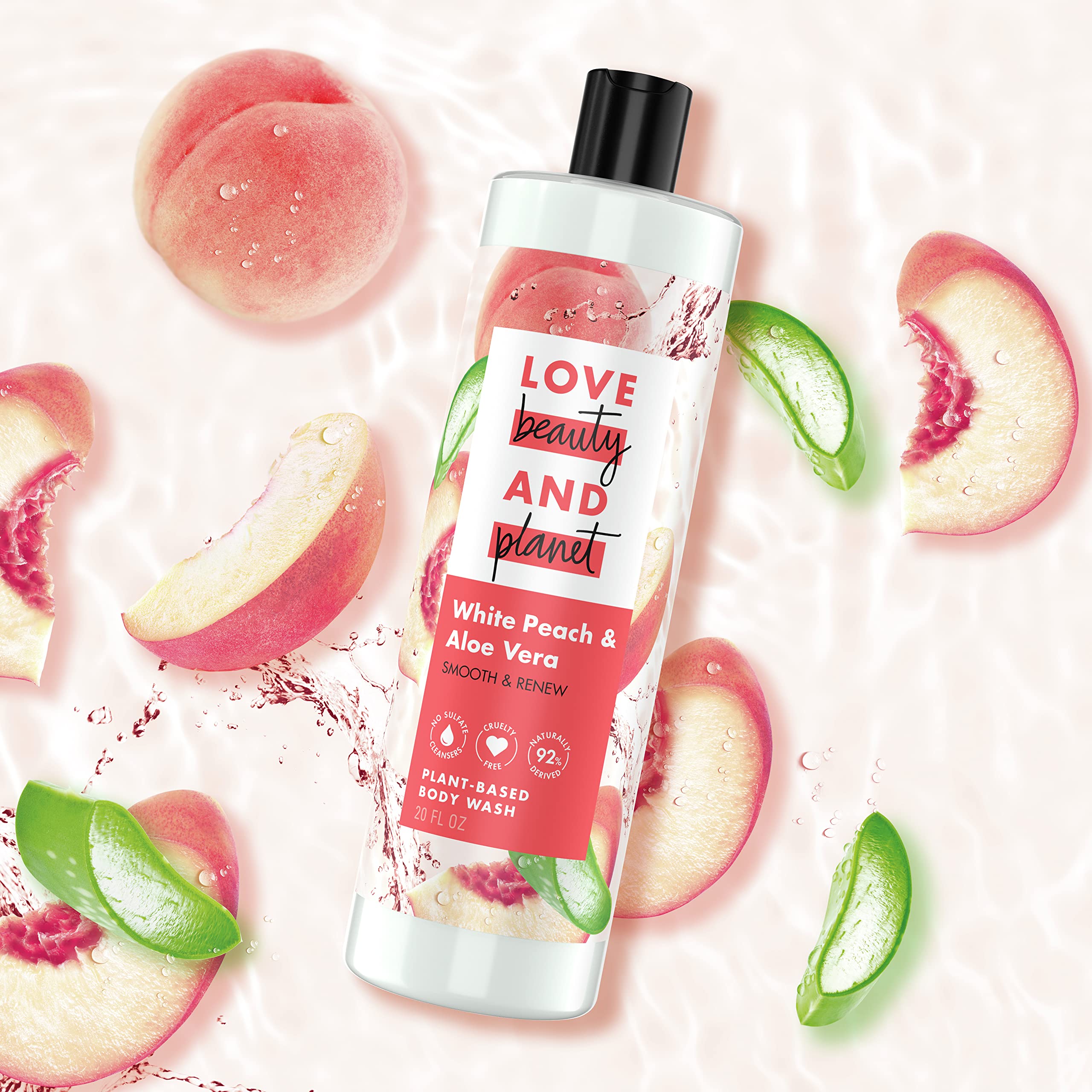 Love Beauty And Planet, ingredientes naturales, cuidado suave para la piel.