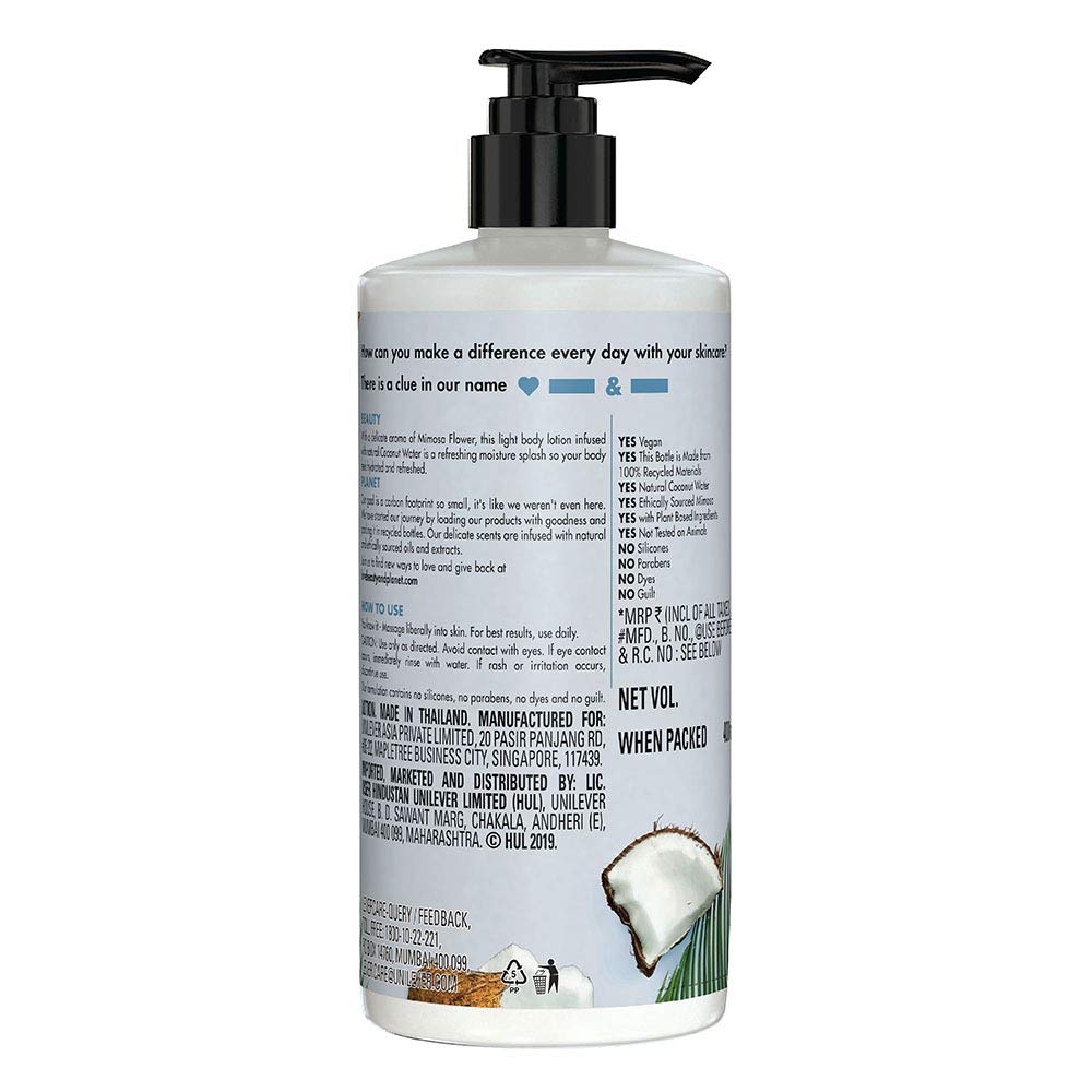 Uso diario con Love Beauty And Planet para piel normal a seca