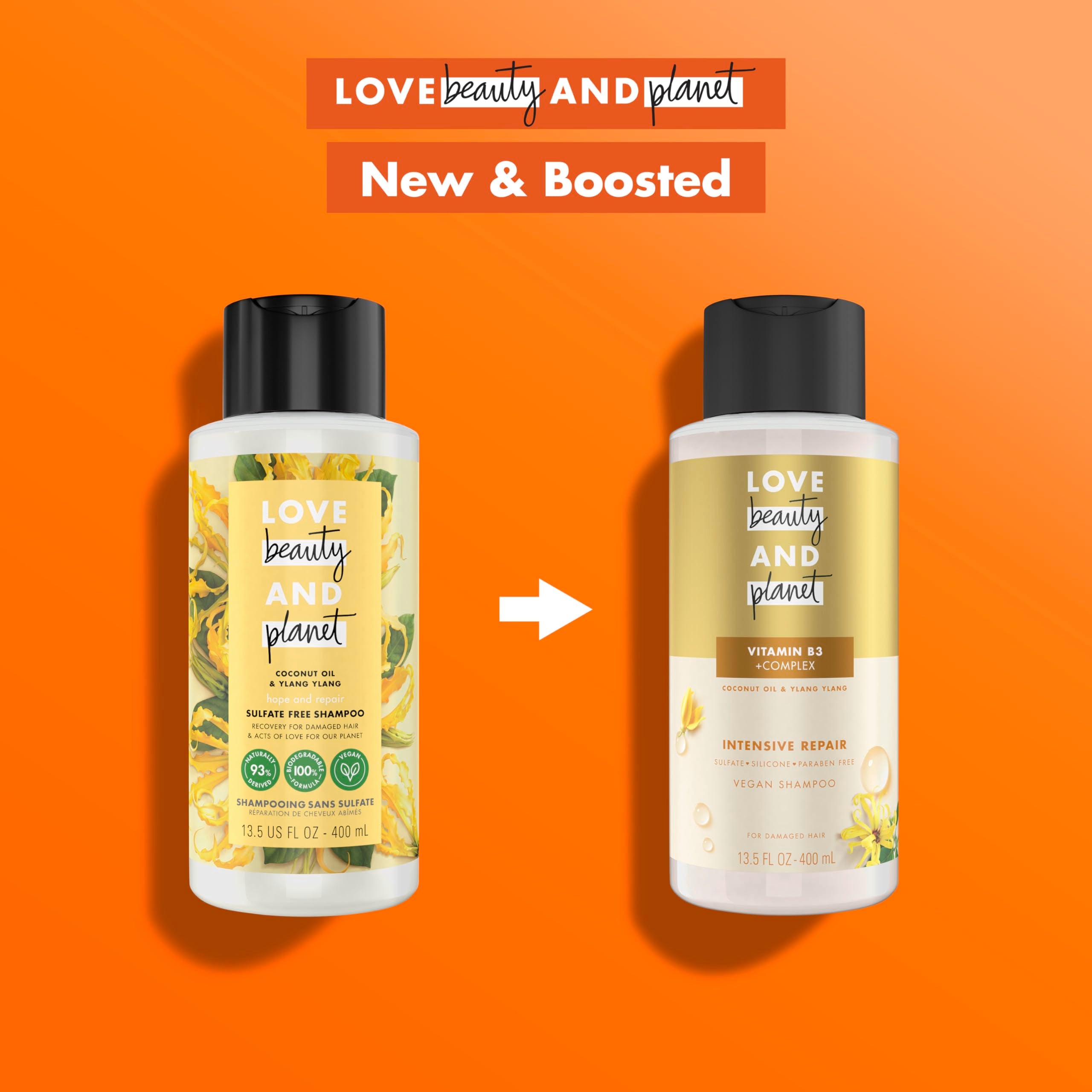 Fórmula sin sulfatos ni siliconas para un cabello suave y limpio