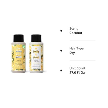 Uso diario con Love Beauty and Planet para cabello hermoso.