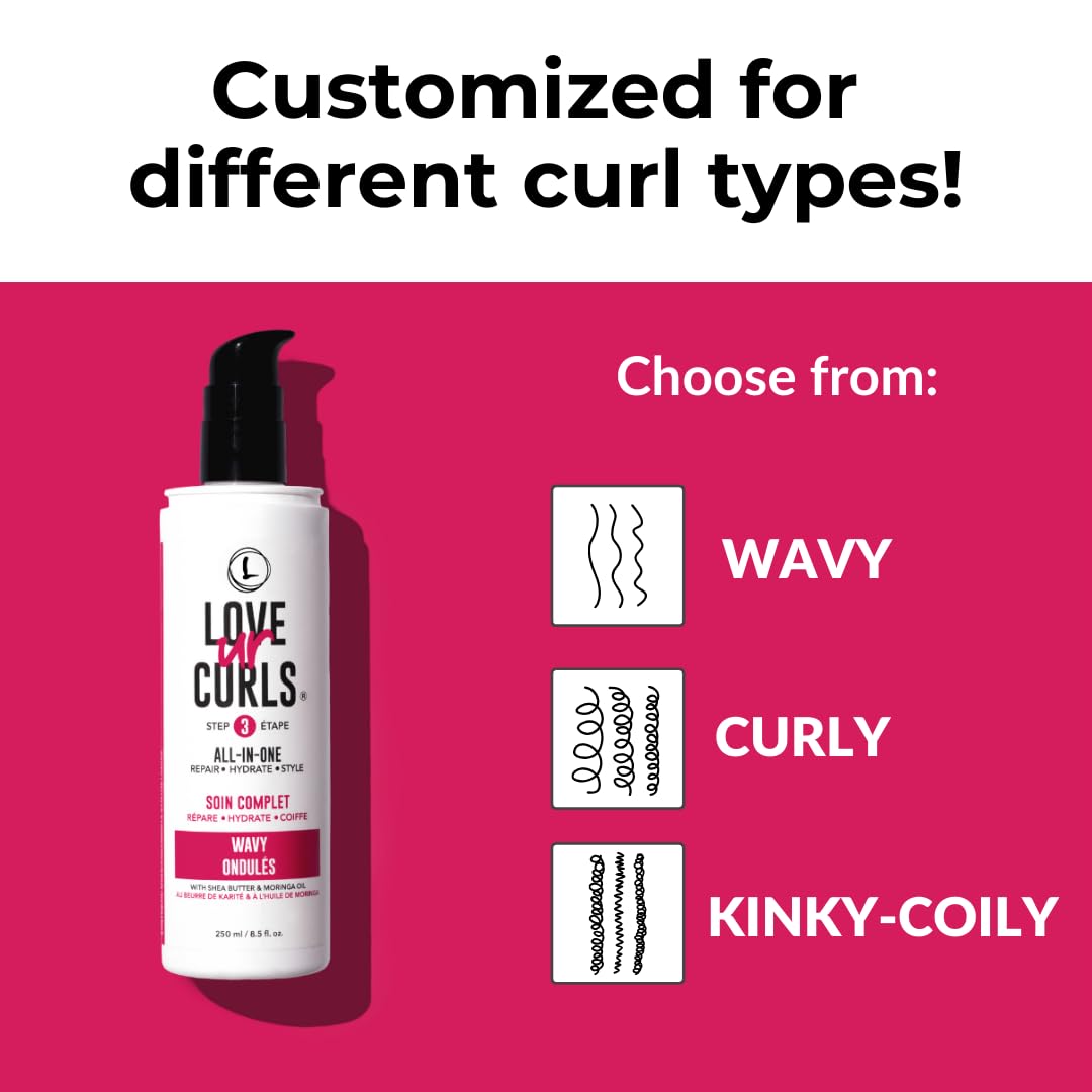 Love Ur Curls Acondicionador desenredante que facilita el peinado.