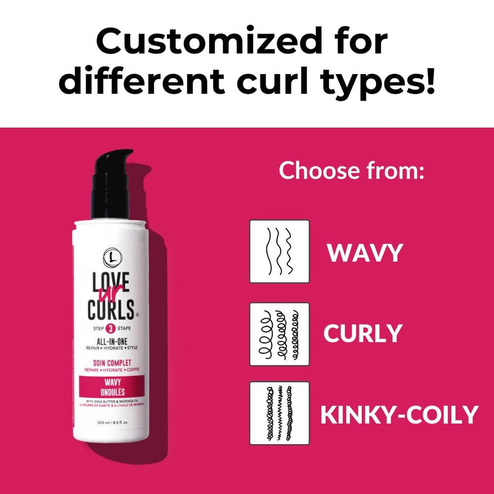 Love Ur Curls Acondicionador desenredante que facilita el peinado.