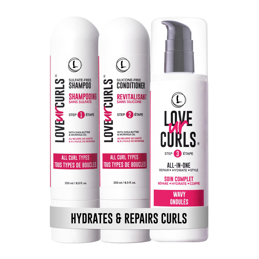 Love Ur Curls champú suave para ondas, limpia sin resecar y aporta movimiento natural.