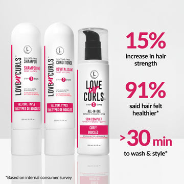 Love Ur Curls Crema Estiladora Todo-en-Uno define rizos sin peso