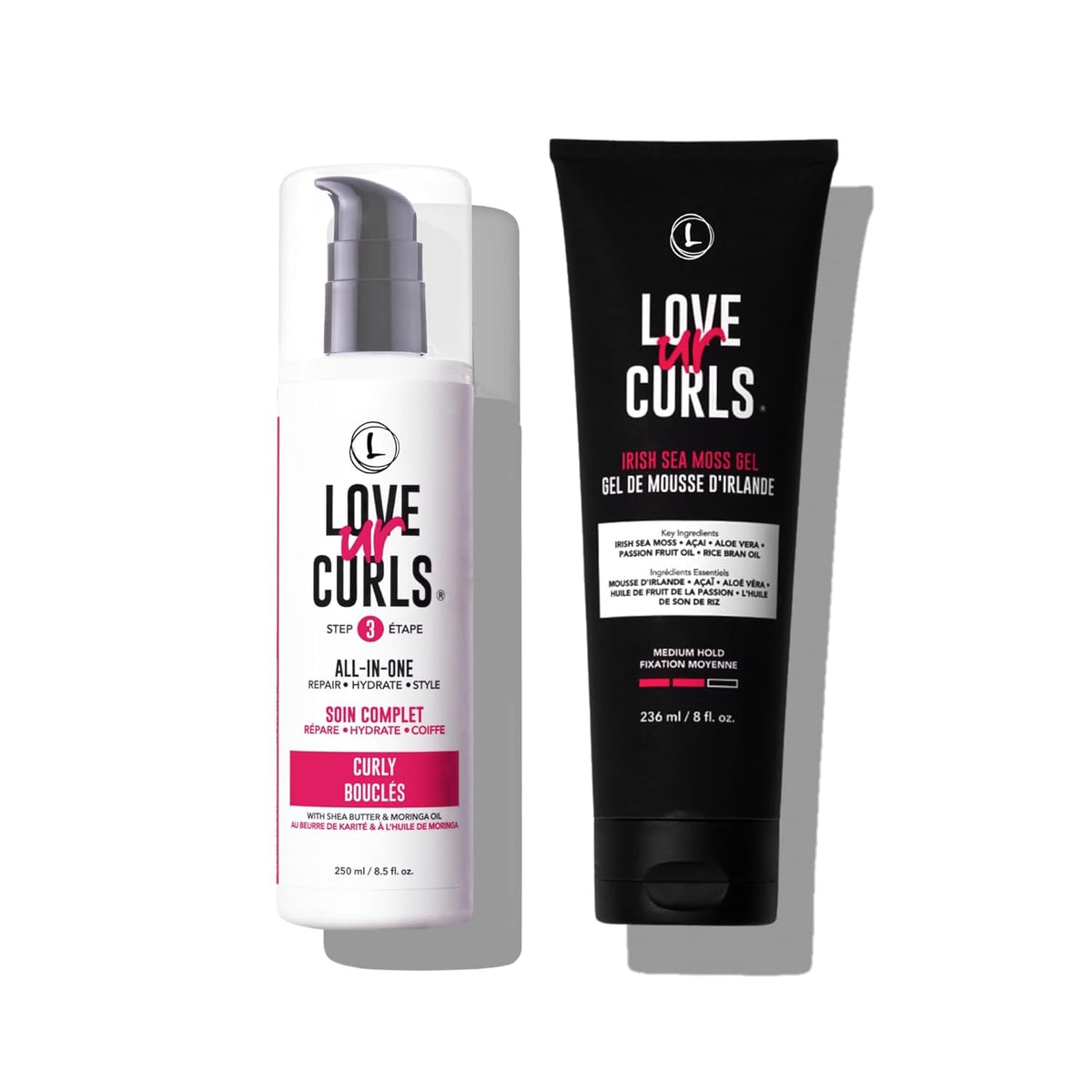 Love Ur Curls crema multiuso para rizos, definición suave y hidratación.