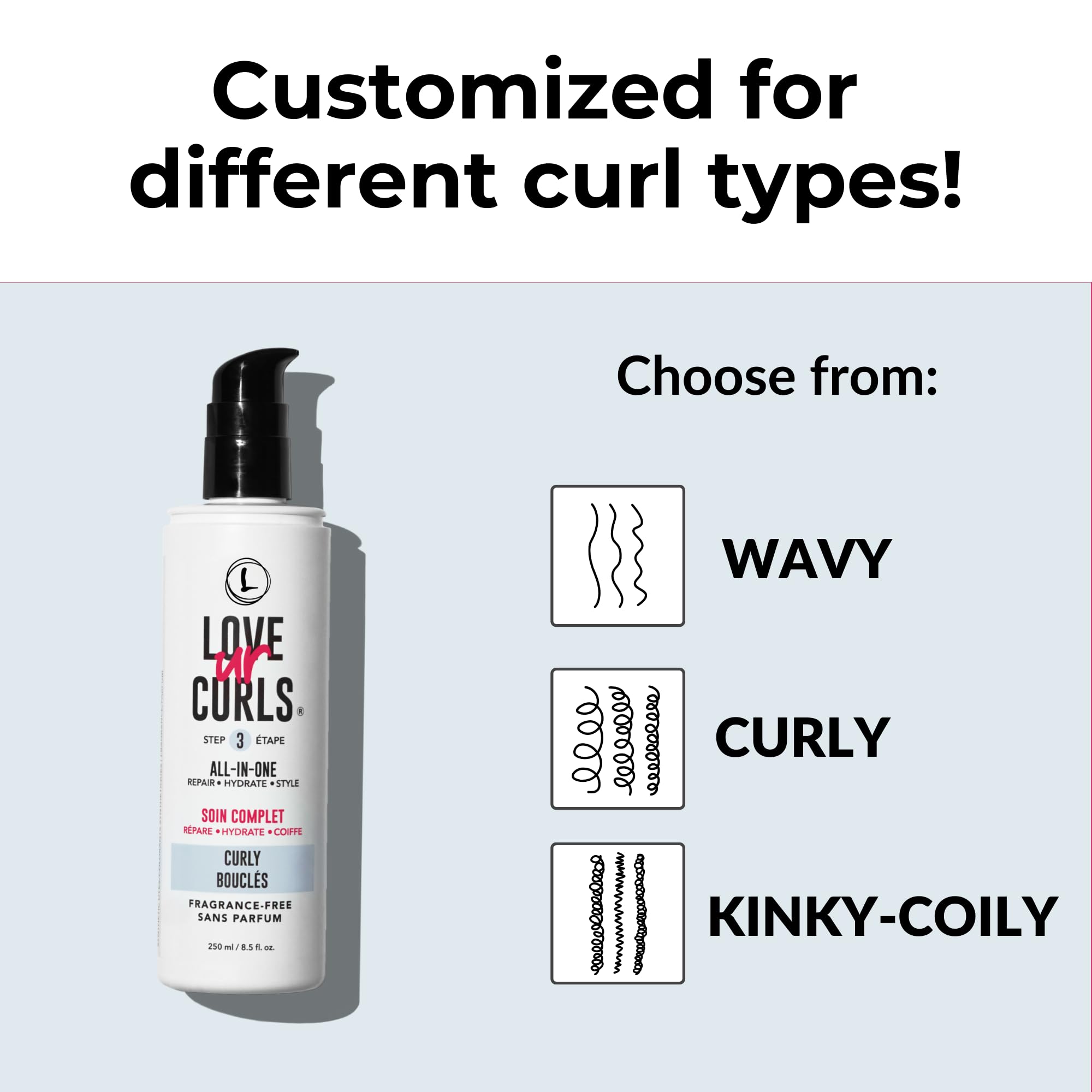 Styling curls with Love Ur Curls fragrance-free cream for defined coils