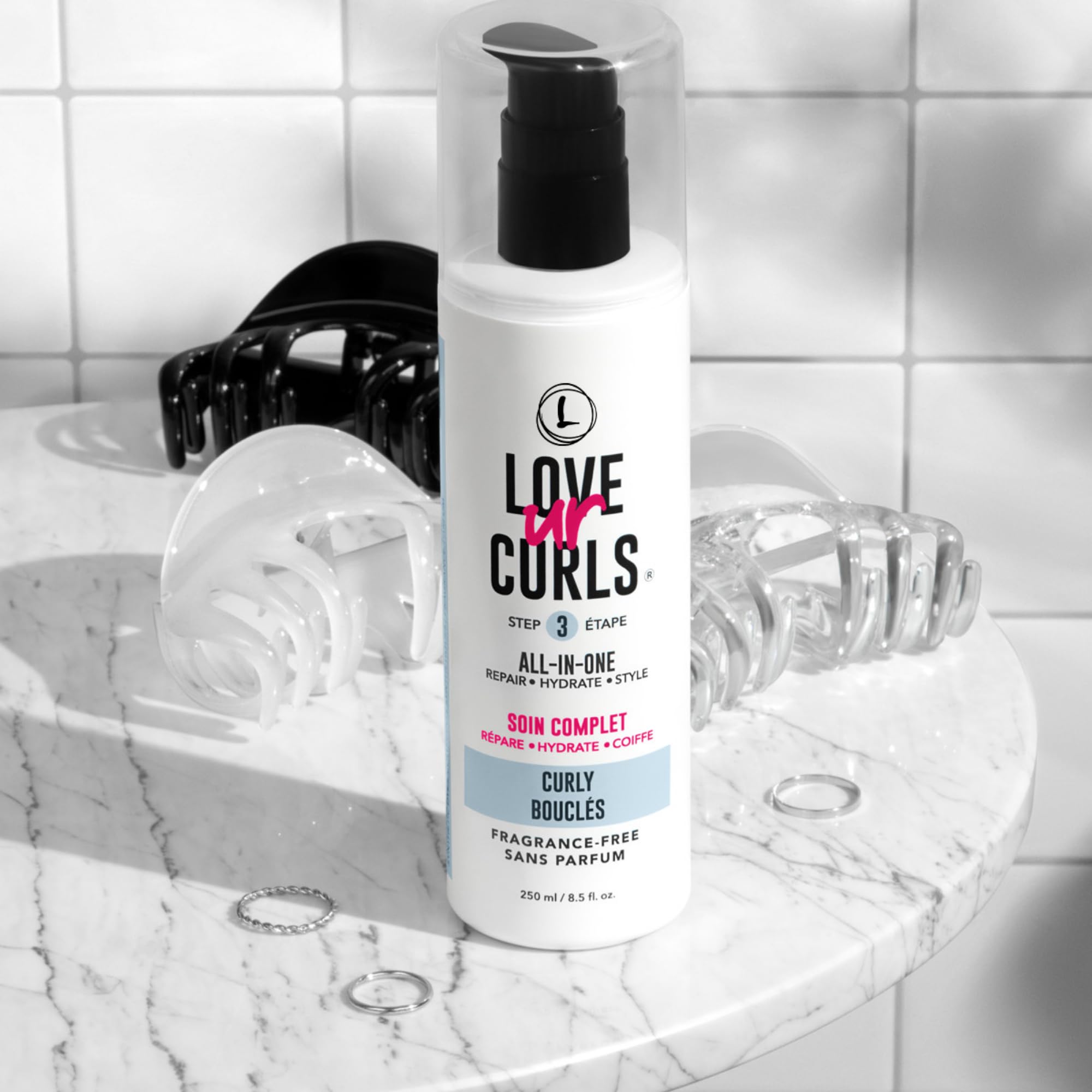 Shea butter and nourishing ingredients in Love Ur Curls curl cream