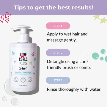 Love Ur Curls Kids 300 ml tamaño familiar para toda la familia