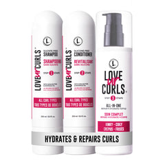 Love Ur Curls champú en botella con espuma suave para rizos definidos