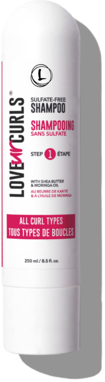 Botella Love Ur Curls Shampoo con definición de rizos y mejor peinado