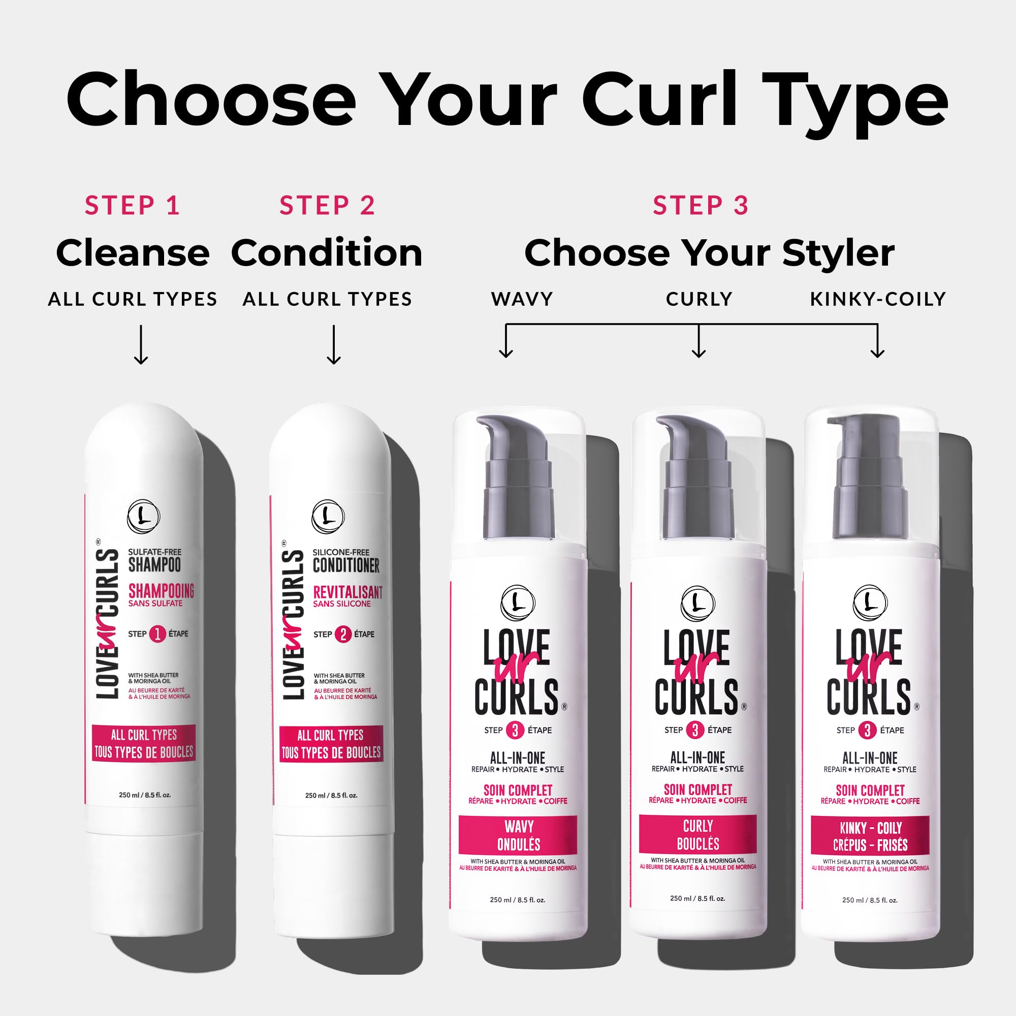 Love Ur Curls fórmula sin gluten, apta para piel sensible.