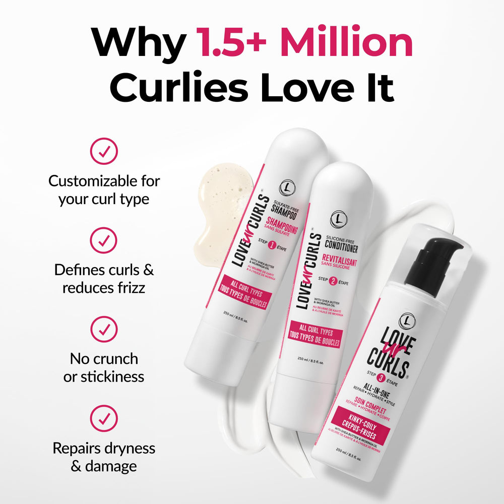 Textura cremosa del champú Love Ur Curls