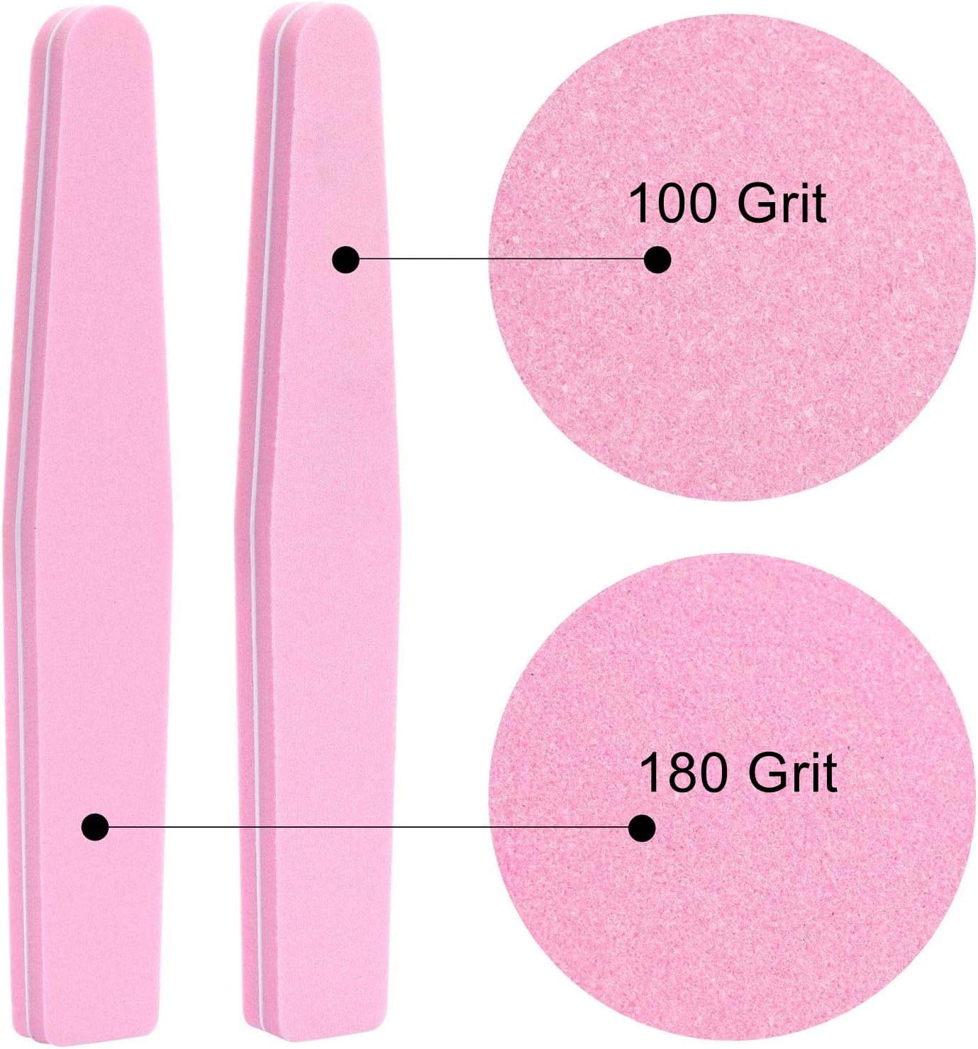 LoveBB bloque lima rosa ergonómico para un limado preciso.