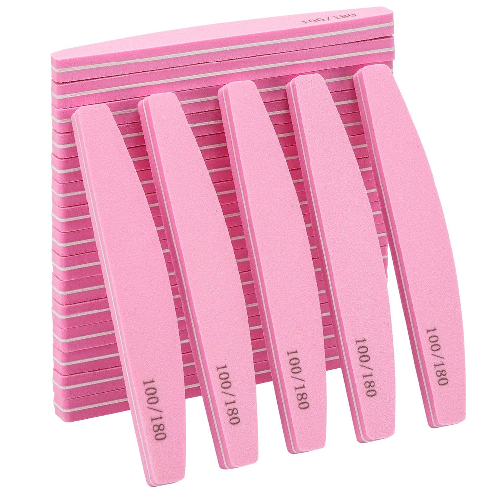 LoveBB bloque de lijado de uñas doble cara en rosa para limar y pulir con facilidad.