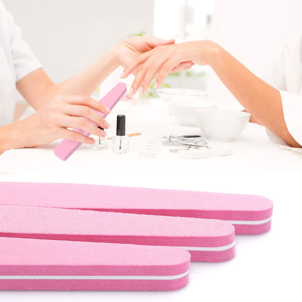 LoveBB bloque de limado rosa para uñas, duradero y fácil de usar.