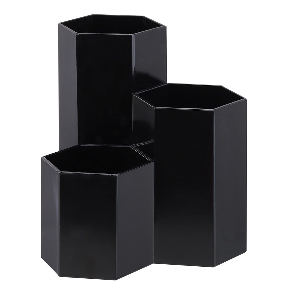 LoveBB organizador de pinceles con 3 huecos frontal para acceso rápido.