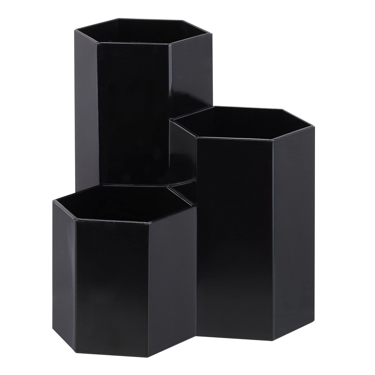 LoveBB organizador de pinceles con 3 huecos frontal para acceso rápido.