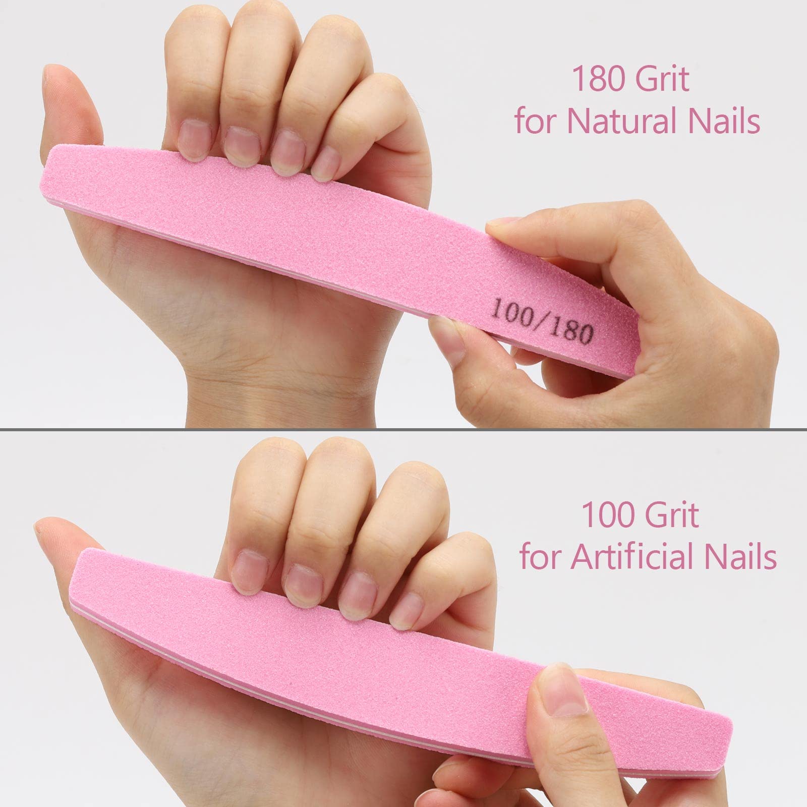LoveBB uso en uñas naturales para lijado suave y uniforme.