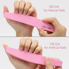 LoveBB uso en uñas naturales para lijado suave y uniforme.