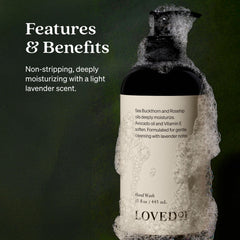 Loved01 Hand Wash creates a rich lather on hands for soft skin