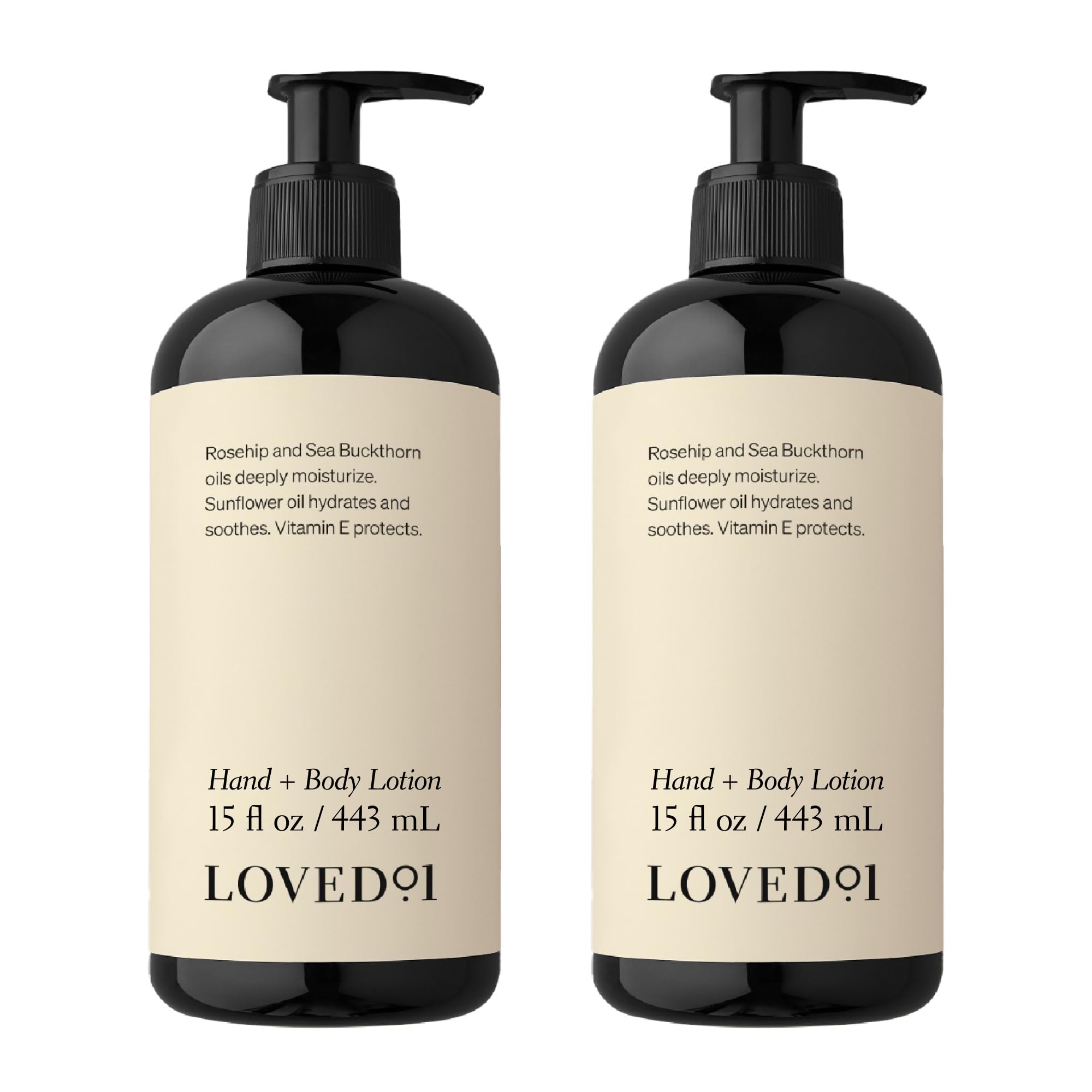 Loved01 loción para manos y cuerpo en frasco, hidratación suave diaria