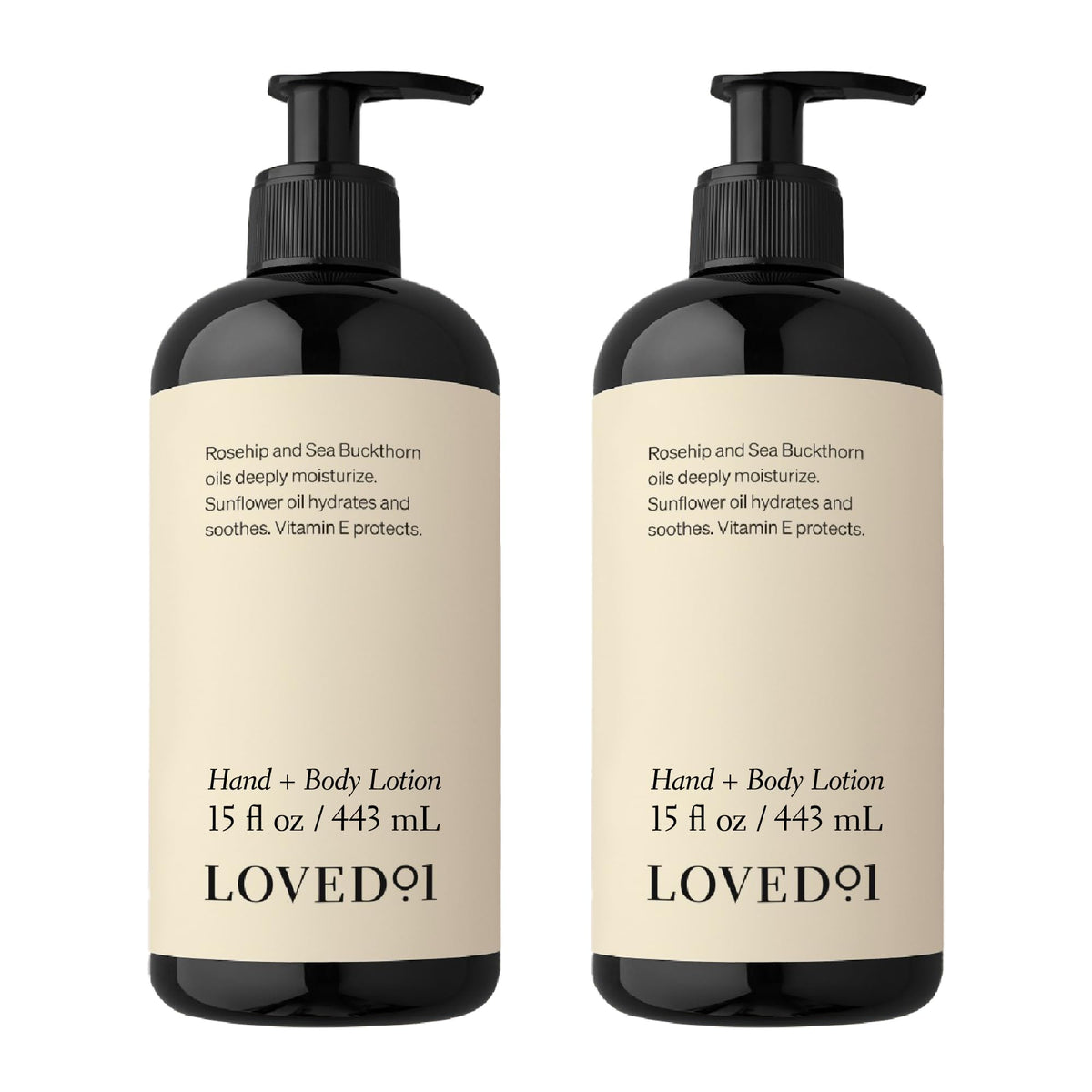 Loved01 loción para manos y cuerpo en frasco, hidratación suave diaria