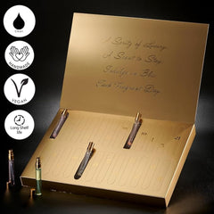 LOVERY caja de adviento perfumada en dorado, sensación festiva.