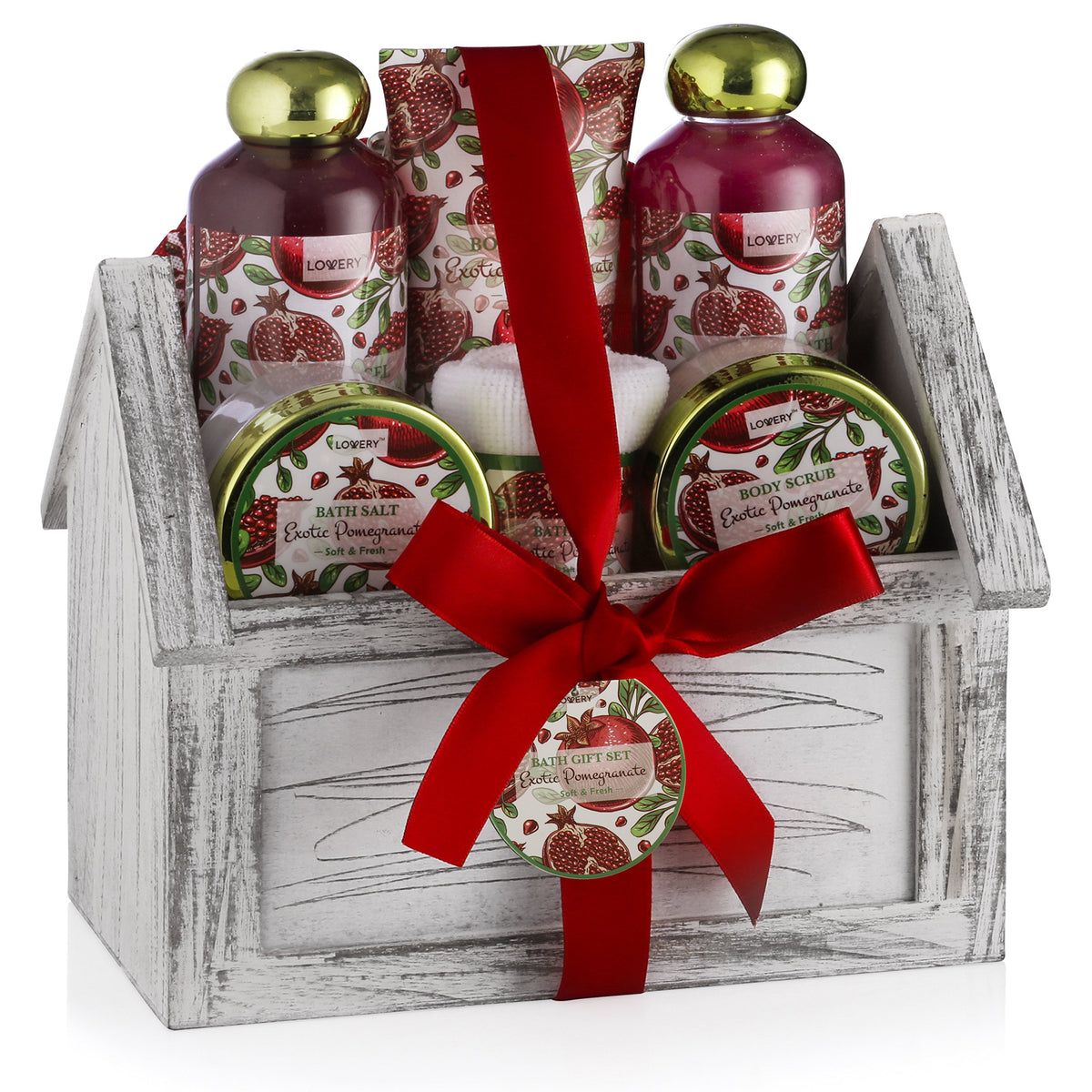 LOVERY coffret spa maison, ensemble complet prêt à offrir pour une détente à domicile.
