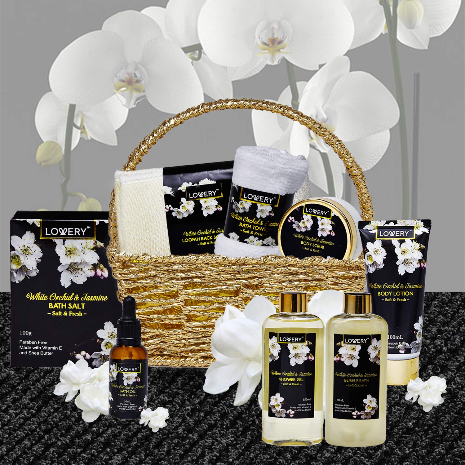 LOVERY crema corporal hidratante con vitamina E para piel suave