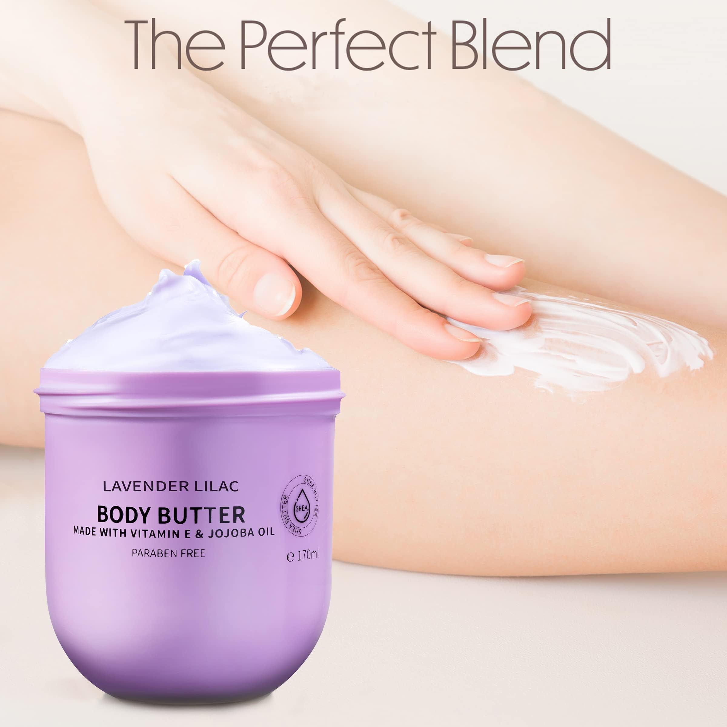 LOVERY crema corporal Lavanda Lila cuidado diario para la piel.