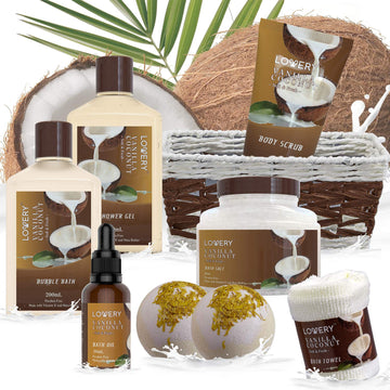 LOVERY Huile corps coco vanille, hydratation nourrissante