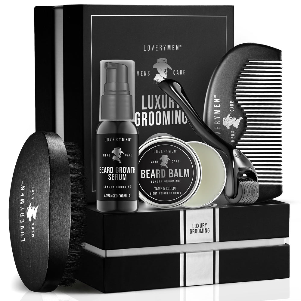 Kit LOVERY completo para barba, perfecto como regalo.