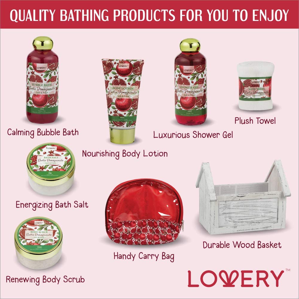 LOVERY sel de bain 50g, soin parfumé et revitalisant.