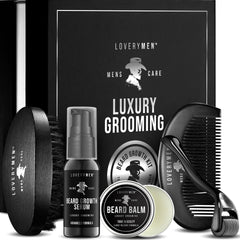 Sérum para barba LOVERY de 30 ml, hidratación suave.