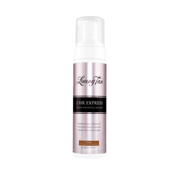 Loving Tan 2 HR Express Mousse en botella para un autobronceado rápido y natural
