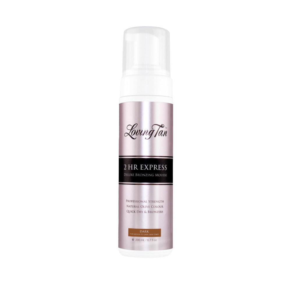 Loving Tan 2 HR Express Mousse en botella para un autobronceado rápido y natural