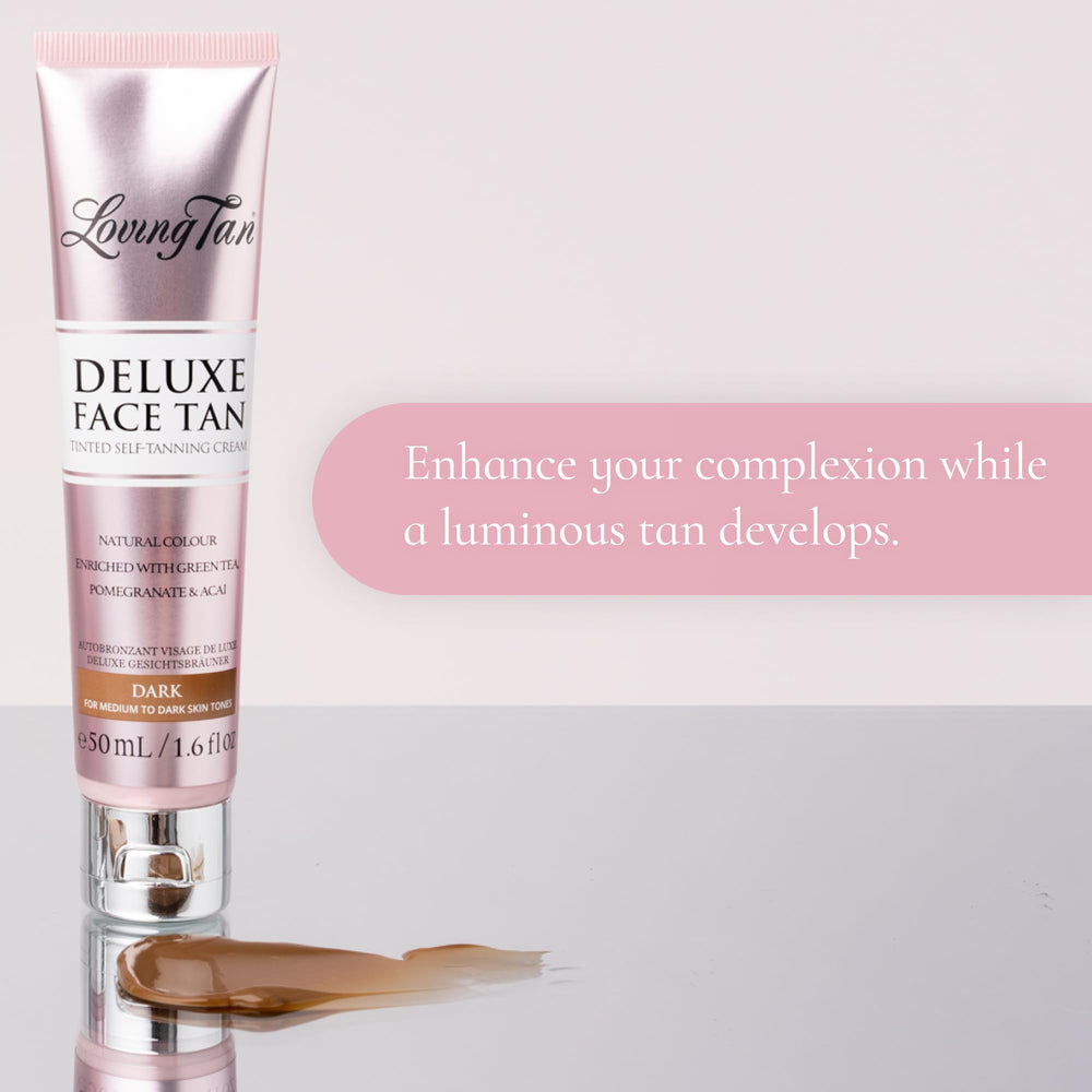 Uso diario sencillo con Loving Tan para mantener tono en rostro