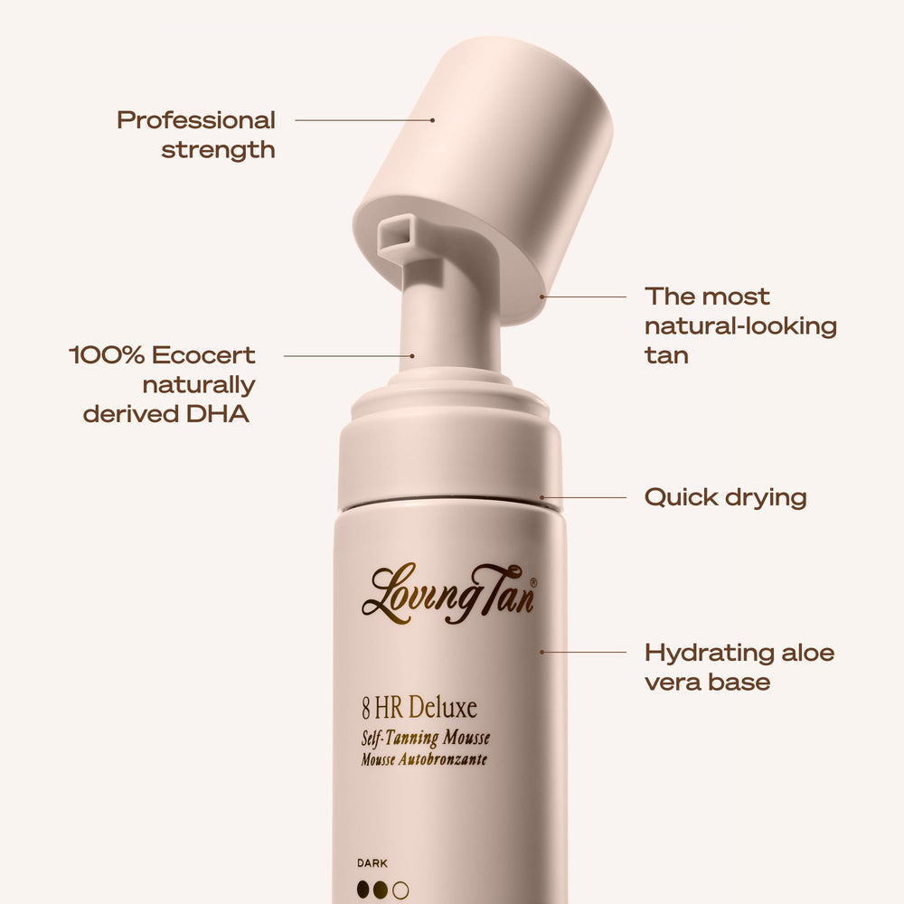 Loving Tan Deluxe: desarrollo del bronceado durante 24 horas