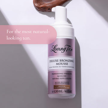 Loving Tan Deluxe Mousse secado rápido en 60 segundos sin manchas