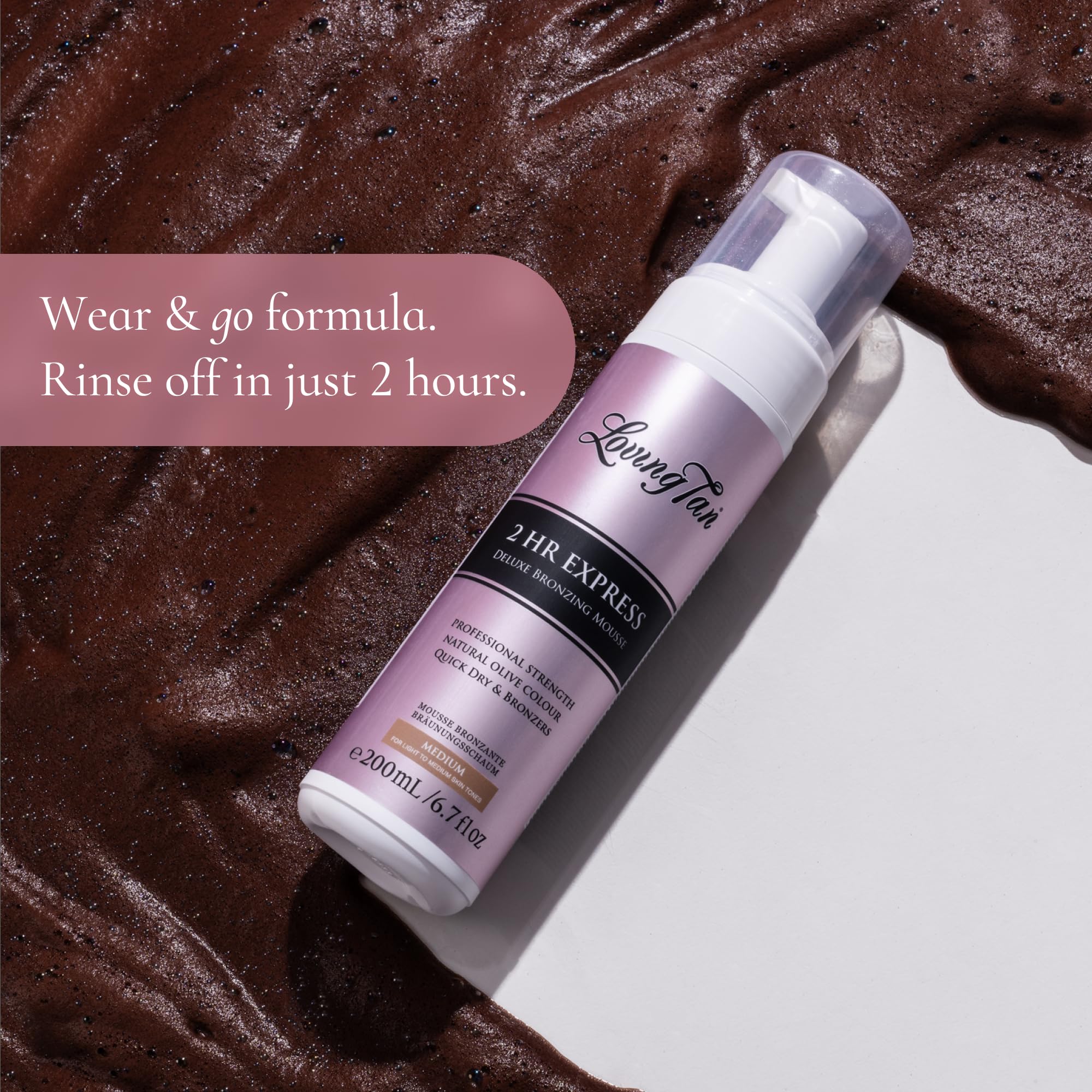 Loving Tan desarrollo de tono en 24 horas para un bronceado progresivo.