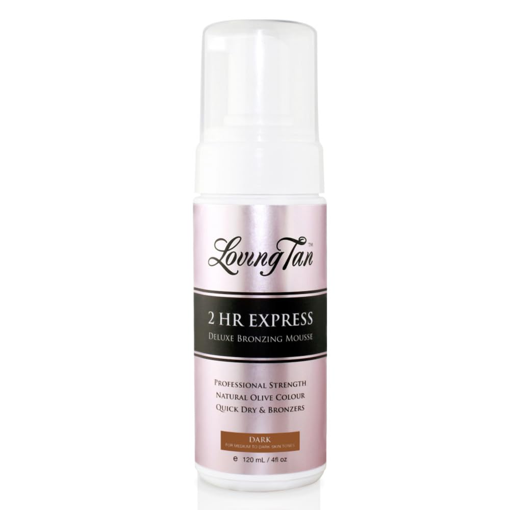 Loving Tan mousse expreso 2 horas - botella para color natural inmediato.