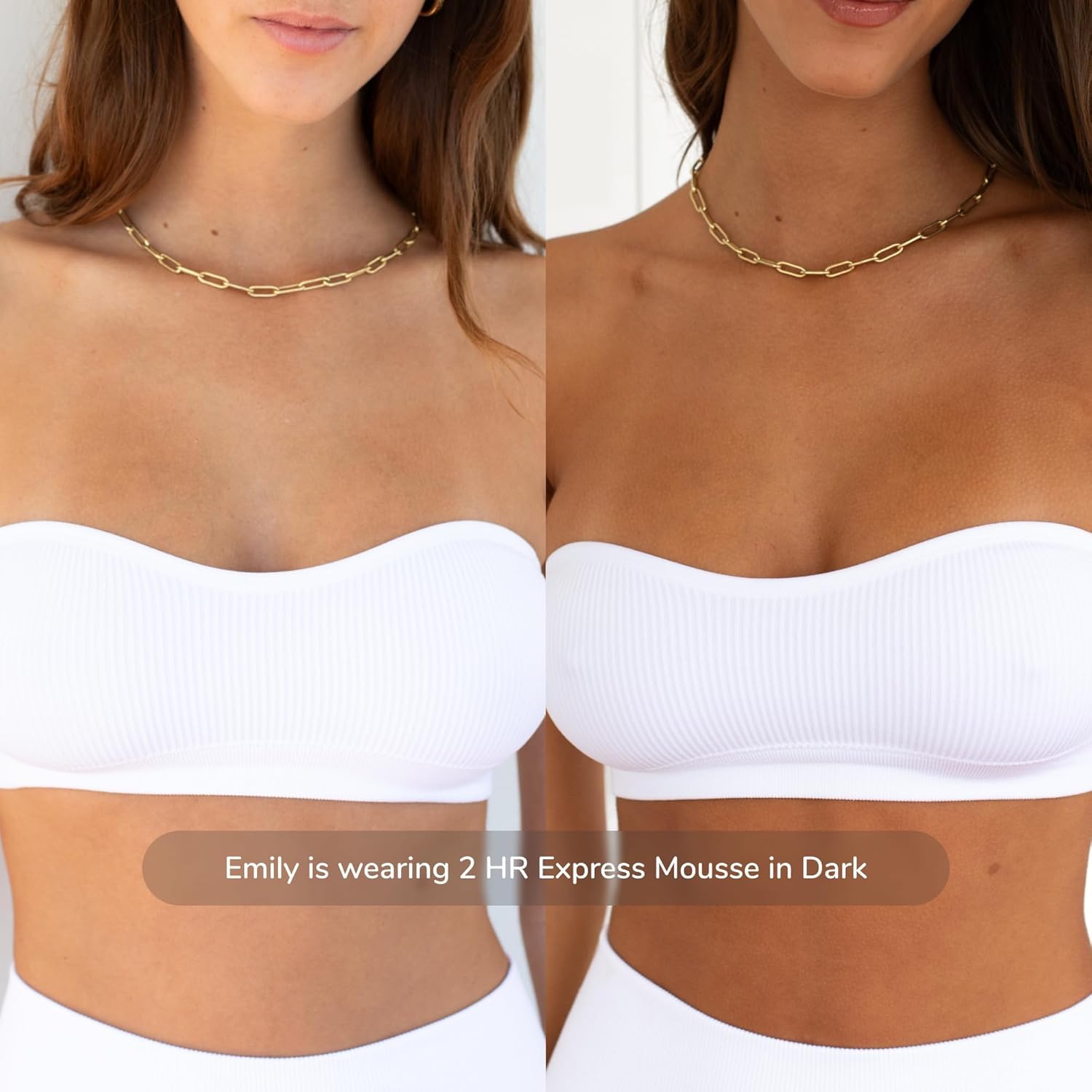 Loving Tan mousse expreso 2 horas - desarrollo de color gradual para un bronceado natural.