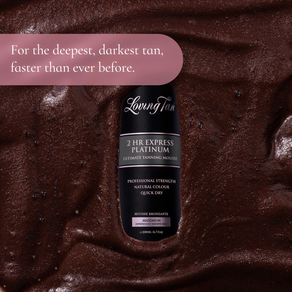 Loving Tan Platinum 2 HR Express Mousse: probado dermatológicamente para mayor seguridad
