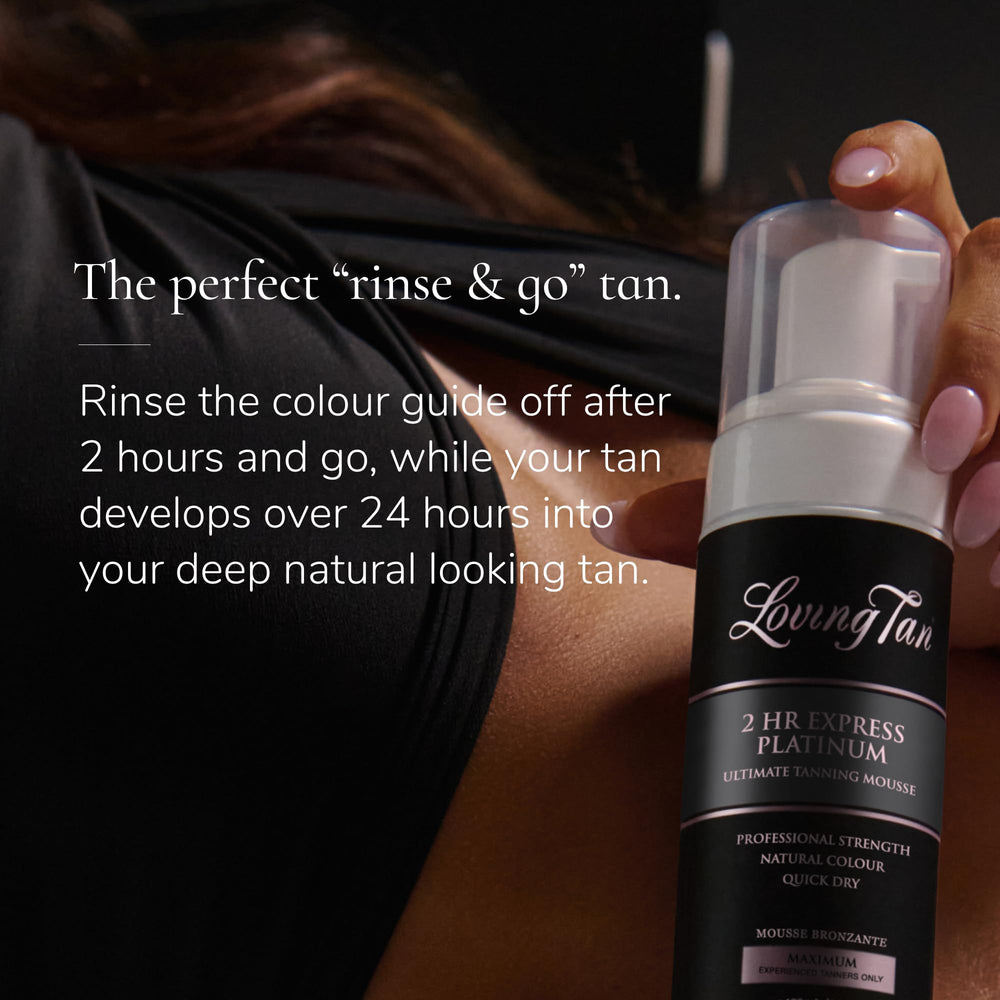 Loving Tan Platinum 2 HR Express Mousse: uso rápido y cómodo
