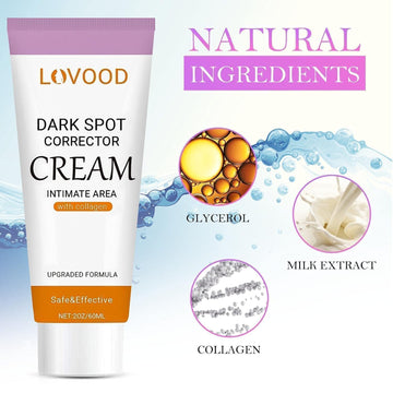 LOVOOD crema correctora para cuello, tono uniforme y piel suave.